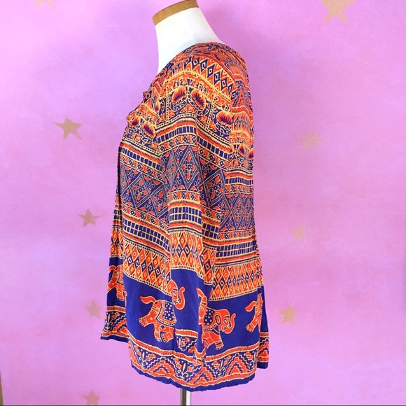 Anthropologie Vanessa Virginia Mahdia Elephant Top - Picture 5 of 10